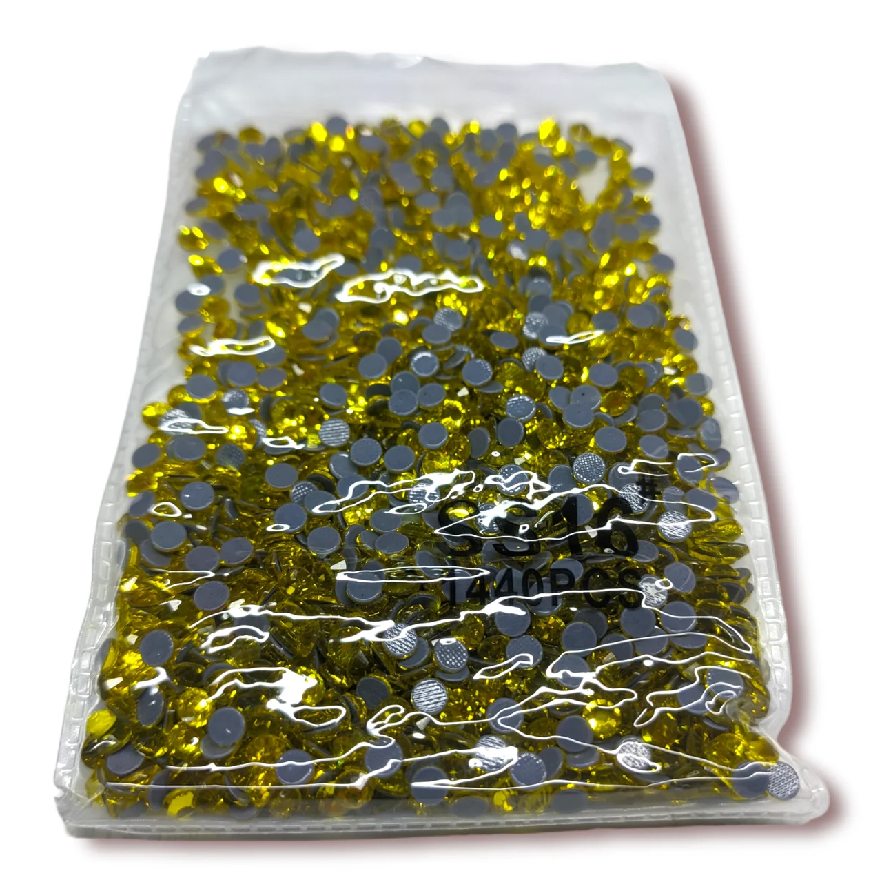 Стрази гарячої фіксації DMC ss10 (2.8mm) 1440 шт. Жовтий - Зображення 2