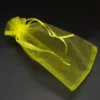 Подарочный мешочек из органзы 13х18 см (+-5 мм) 1 шт. Желтый
