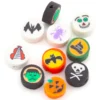 Бусины из полимерной глины Halloween 10х4,5 мм Разные цвета 10 шт.