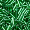 Бісер стеклярус 6 мм 25 г Смарагдовий