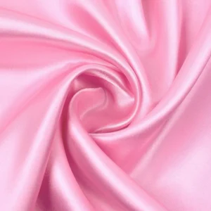 Ткань атлас LuxFabric 115 г/м² 1,5 м 1 м Розовый светлый