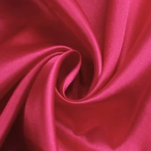 Ткань атлас LuxFabric 115 г/м² 1,5 м 1 м Малиновый