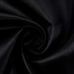 Ткань атлас LuxFabric 115 г/м² 1,5 м 1 м Черный