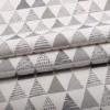 Тканина 55% льон 45% бавовна 160 г/м² 1,5 м 1 м принт Gray triangle