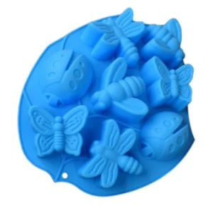 Форма силіконова Insects 8 яч. 27х20,5х3 см 1 шт. Блакитний