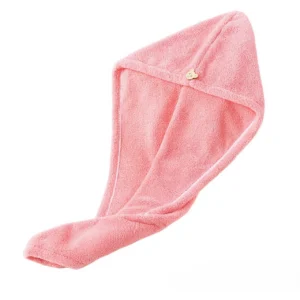 Чалма из микрофибры 64х25 см 1 шт. Розовый