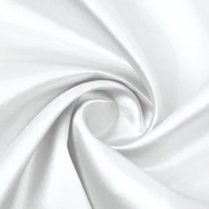 Ткань атлас LuxFabric 115 г/м² 1,5 м 1 м Белый