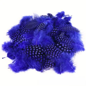 Перья цесарки 5-11 см 10 шт. Синий_ПД8 024С