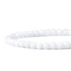 Намисто з каменю Білий Агат 10 мм 45 см 1 шт.