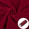 Тканина оксамит LuxFabric поліестер 330 г/м² 1,60 м 1 м + Нитка поліестер 360 м 1 шт. Бордовий