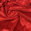 Ткань бархат стрейч LuxFabric полиэстер 400 г/м² 1,65 м 1 м Красный