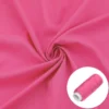 Тканина шифон LuxFabric 110 г/м² 1,50 м 1 м + Нитка поліестер 360 м Рожевий
