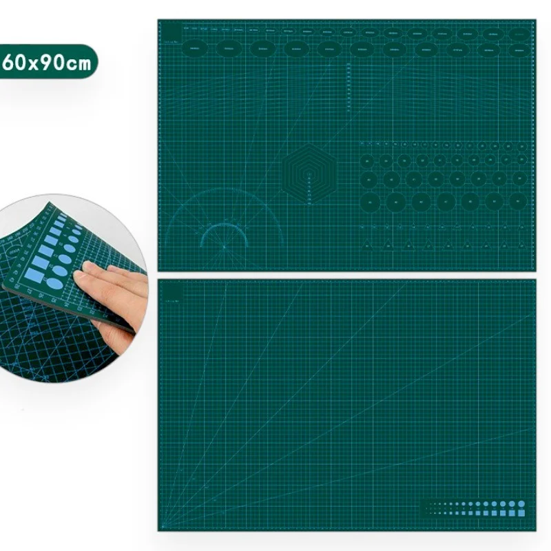 Коврик для резки А1 самовосстанавливающийся Cutting Mat 90х60 см 1 шт. Зеленый