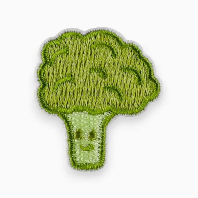 Термоаплікація Broccoli вишита 3,1х2,8 см 1 шт. Зелений