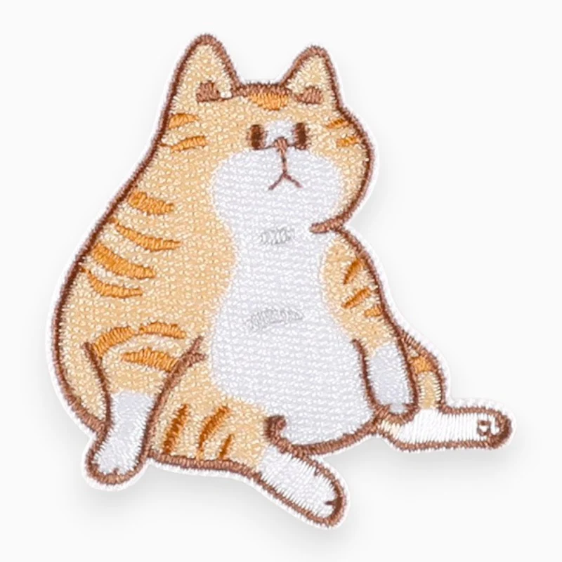 Термоаппликация Cute kitten вышитая 6,3х5,9 см 1 шт. Бежевый