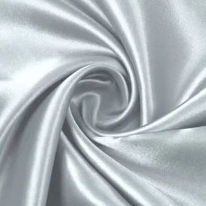 Ткань атлас LuxFabric 115 г/м² 1,5 м 1 м Серебристый