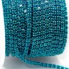 Стразовая цепь ss8 (2,5 мм) 1 м Blue zircon blue