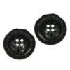 Пуговица Granite LuxFabric 4 отв. пластик 17,5 мм 1 шт. Черный