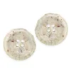 Гудзик Granite LuxFabric 4 отв. пластик 22,5 мм 1 шт. Білий