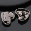 Пуговица Heart Six Diamonds LuxFabric на ножке металл 23х21 мм 1 шт. Черный никель