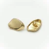 Гудзик Special shape LuxFabric на ніжці метал 15х10 мм 1 шт. Золотистий