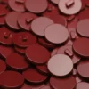 Пуговица Круглая LuxFabric на ножке пластик 15 мм 1 шт. Бордовый