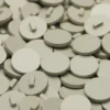 Пуговица Круглая LuxFabric на ножке пластик 15 мм 1 шт. Бежевый
