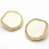 Пуговица Pearl drop LuxFabric на ножке металл 18 мм 1 шт. Белый