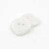 Пуговица Сердце LuxFabric 2 отв. пластик 11,5х11,5 мм 1 шт. Белый