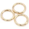 Кольцо карабин круглое 48х4,8 мм Ø 37 мм Золото