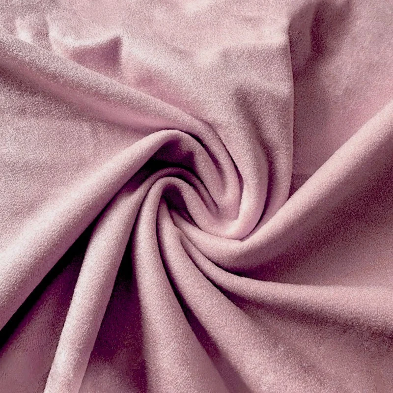 Тканина велюр LuxFabric 220 г/м² 1,50 м 1 м Рожевий світлий