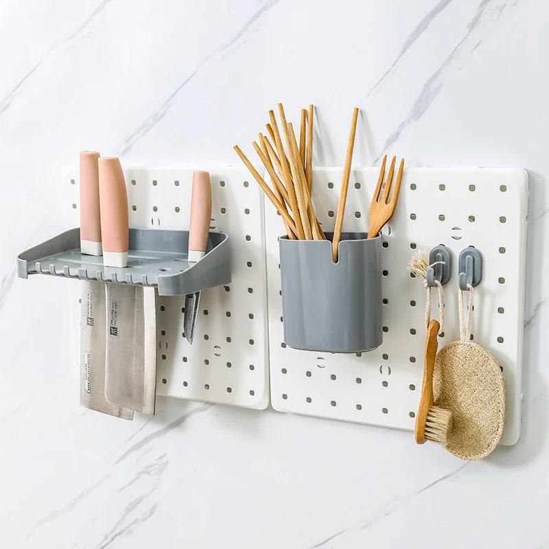 Стакан на органайзер подставка Pegboard/Пегборд для рукоделия 11х10х7 см 1 шт. Белый — изображение 8