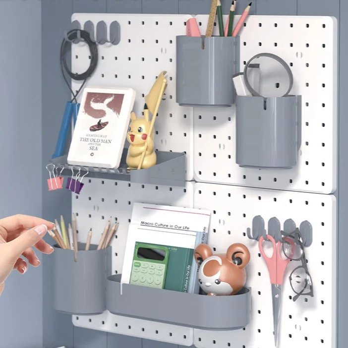 Полочка на органайзер Pegboard/Пегборд для рукоделия 27х5,5х10 см 1 шт. Белый — изображение 10