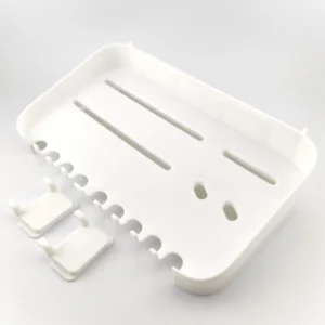 Полочка на органайзер Pegboard/Пегборд для рукоделия 21х5,5х12 см 1 шт. Белый