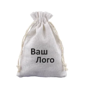 Мішечок мішковина 20×30 см (±5 мм) бежевий з вашим логотипом