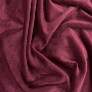 Ткань велюр стрейч LuxFabric 220 г/м² 1,50 м Бордовый темный