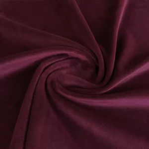 Ткань велюр вискозный LuxFabric 220 г/м² 1,50 м 1 м Марсала