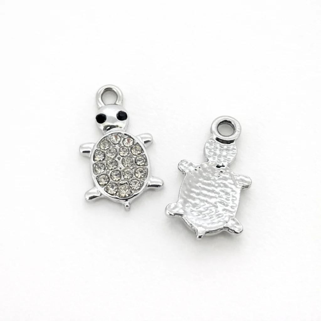 Підвіска метал Lucky Turtle 10,5х19 мм 1 шт. Срібний
