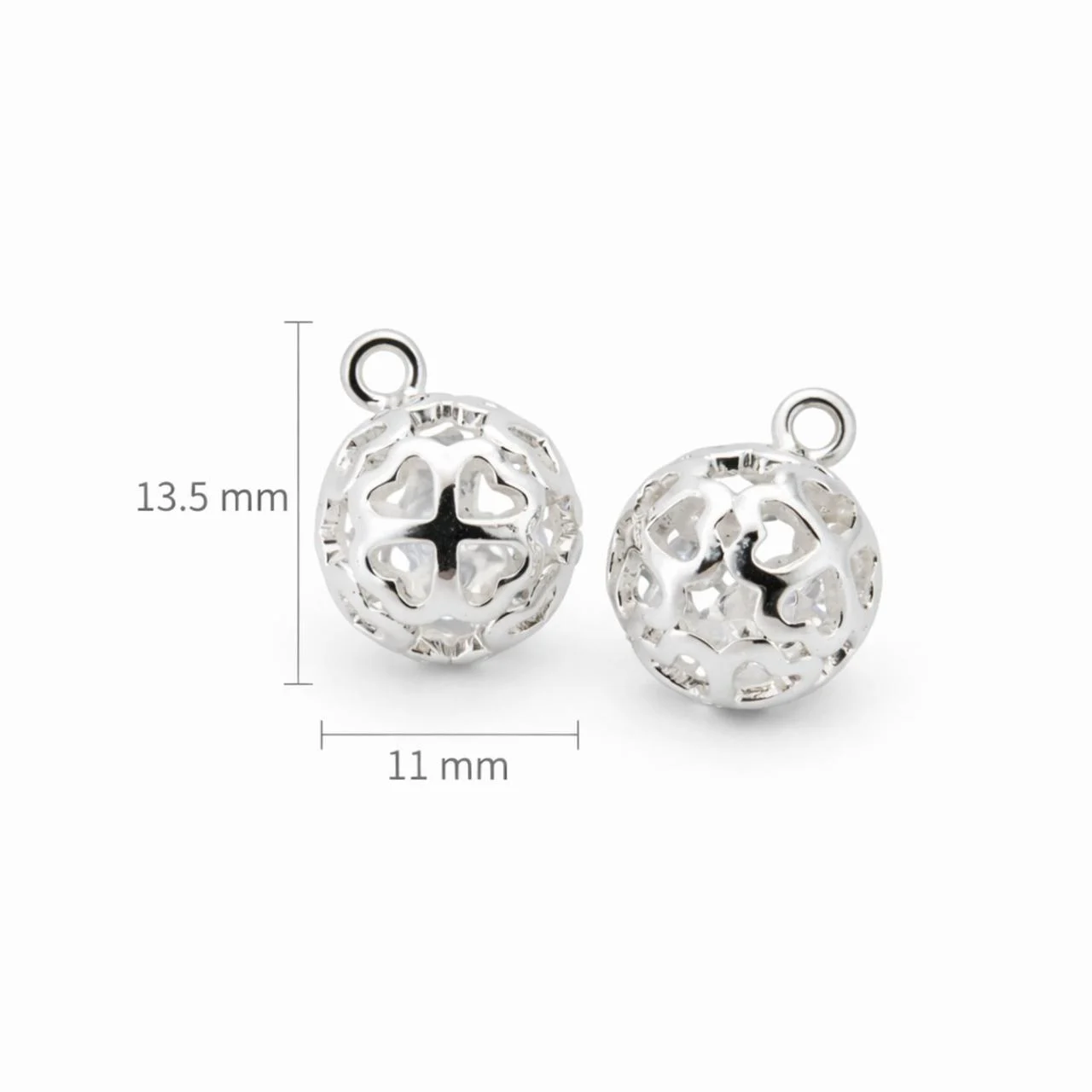 Подвеска металл Love Pendant 11х13,5 мм 1 шт. Серебристый — изображение 2