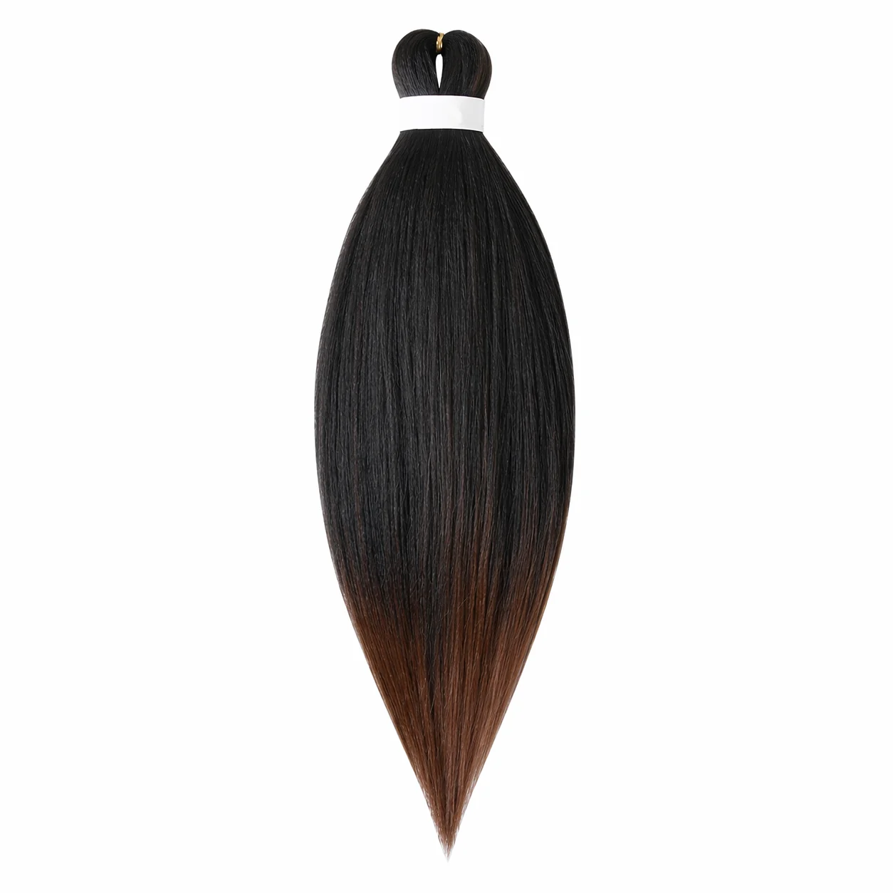 Канекалон Easy Braid омбре двоколірний 65 см 90 г Коричнево-чорний T1B/30#