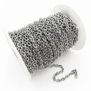 Цепь нержавеющая сталь LS Cable Chain 3,7х5х0,85 мм 1 м Платина