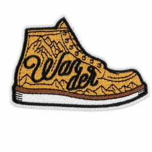 Термоаппликация Sneakers вышитая 8,9х6 см 1 шт. Коричневый