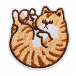 Термоаппликация Cute kitten вышитая 4,8х4,7 см 1 шт. Бежевый
