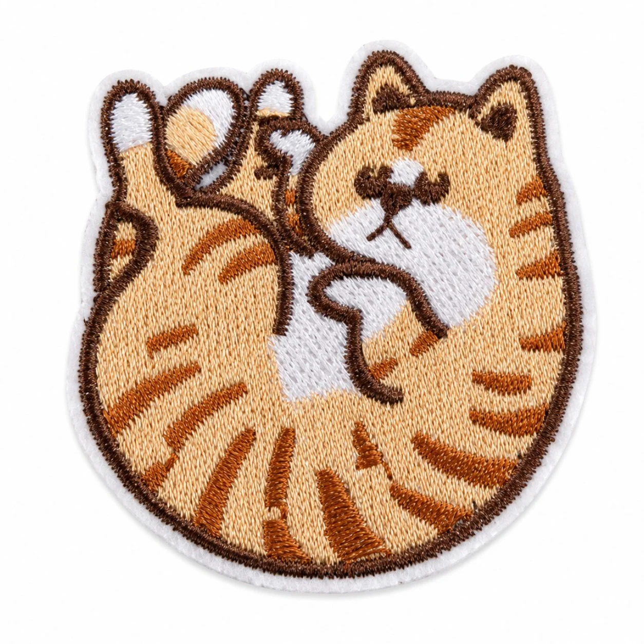 Термоаппликация Cute kitten вышитая 4,8х4,7 см 1 шт. Бежевый