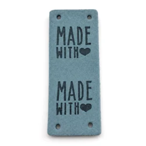 Аппликация ярлык Hand Made 5х2 см 1 шт. Зеленый