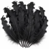 Гусиные перья Curl 15-20 см 10 шт. Черный