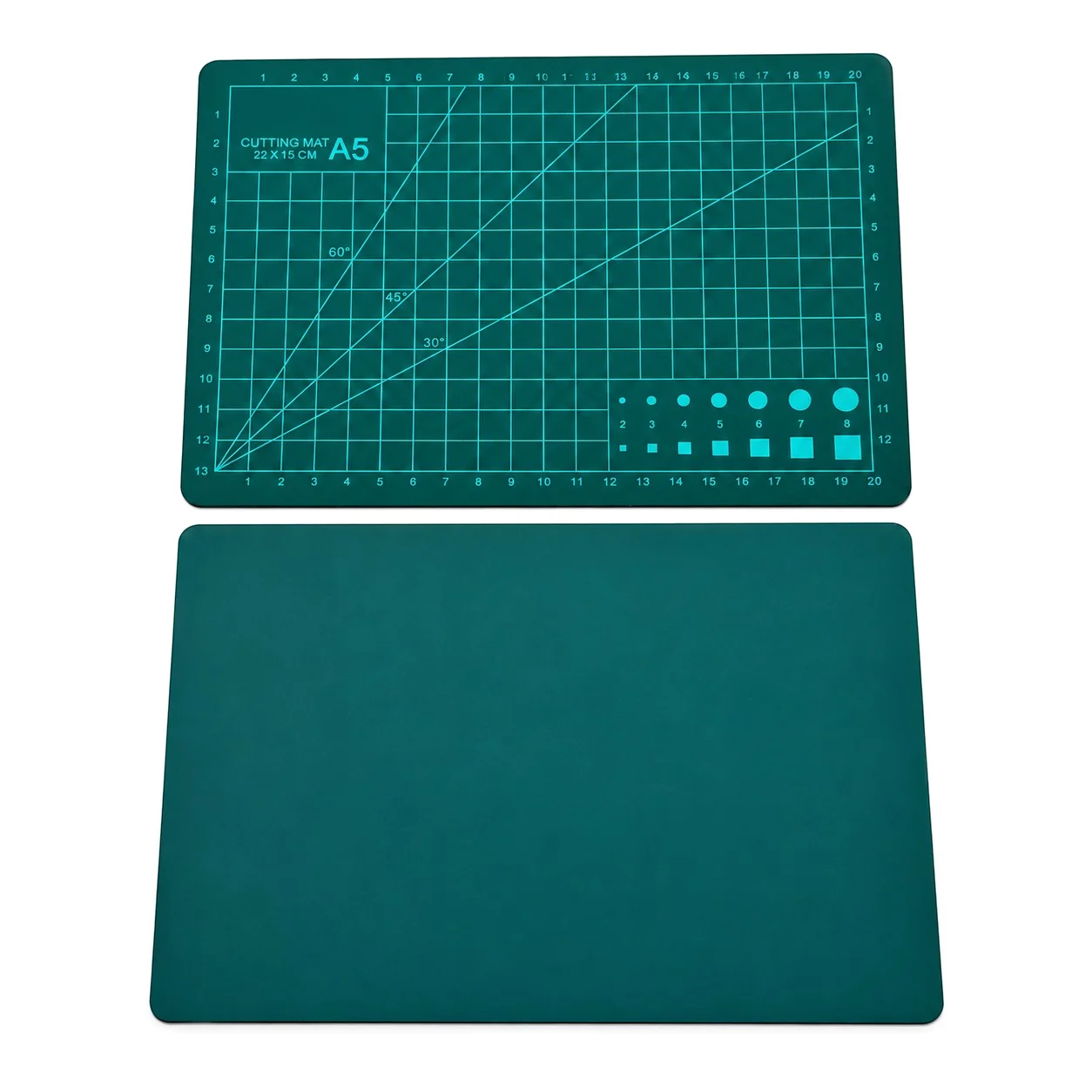 Килимок для різання А5 самовідновлювальний Cutting Mat 22х15х0,3 см 1 шт. Зелений