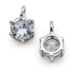 Підвіска метал Brilliant Crystal 14,3х8,5 1 шт. Срібло