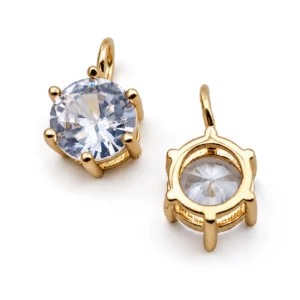 Подвеска металл Brilliant Crystal 14,3х8,5 1 шт. Золотистый